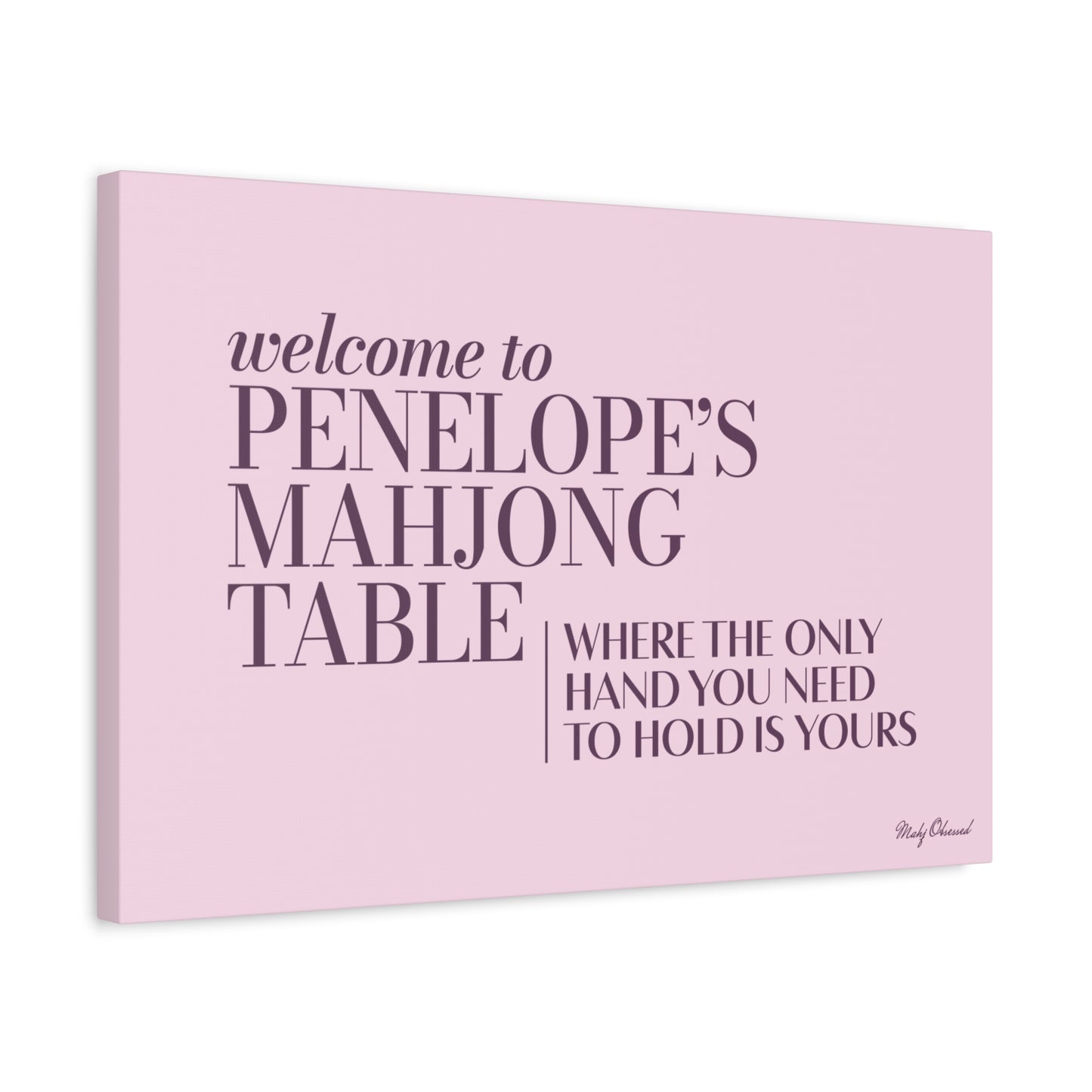 Independent Table Lavender Canvas