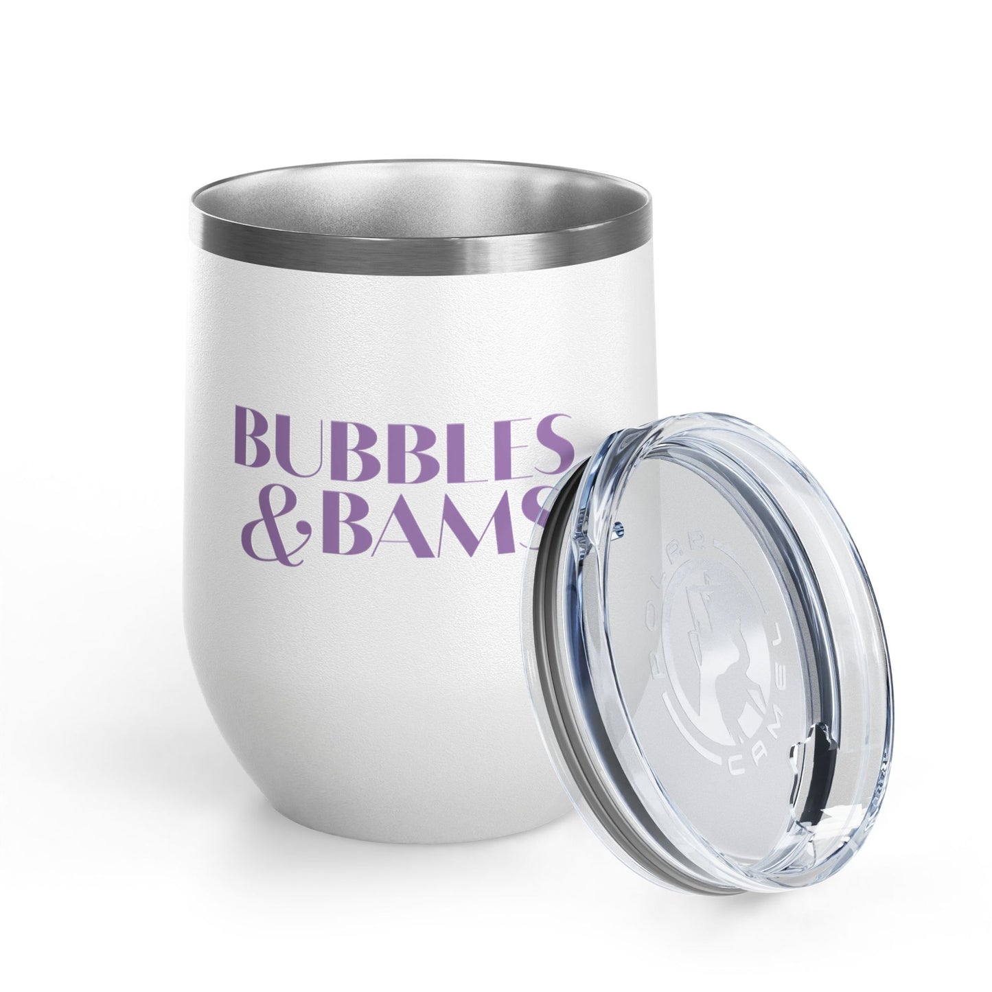 Bubbles & Bams Wine Tumbler