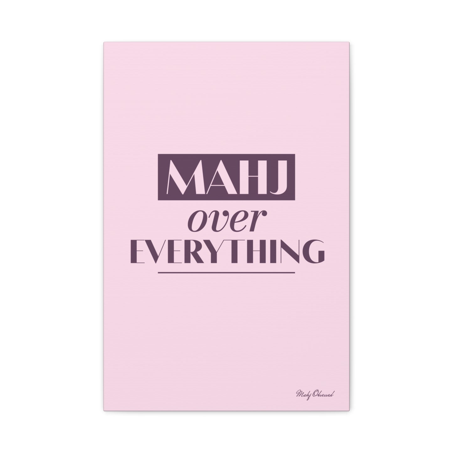 Mahj First Lavender Canvas
