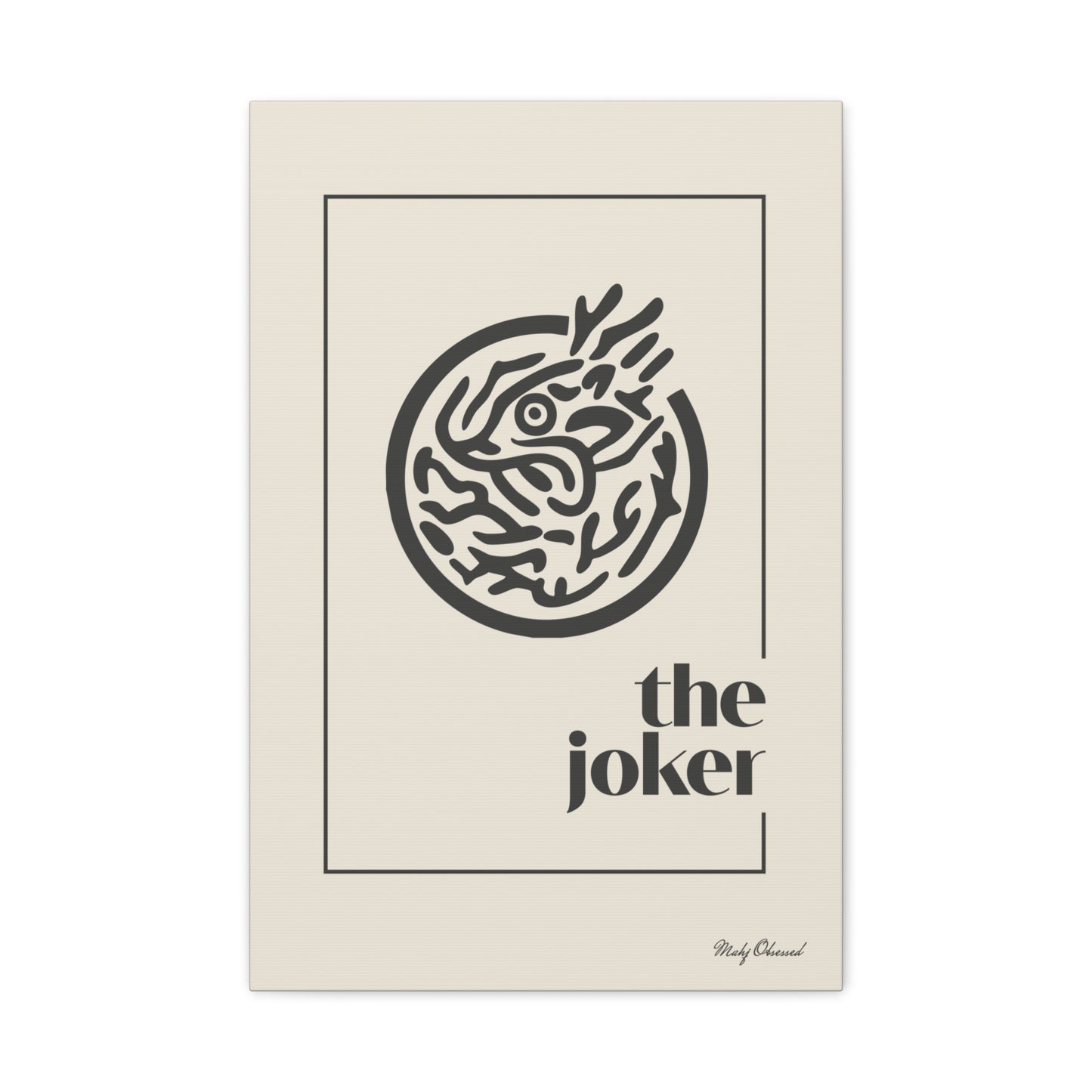 Joker Ivory Canvas