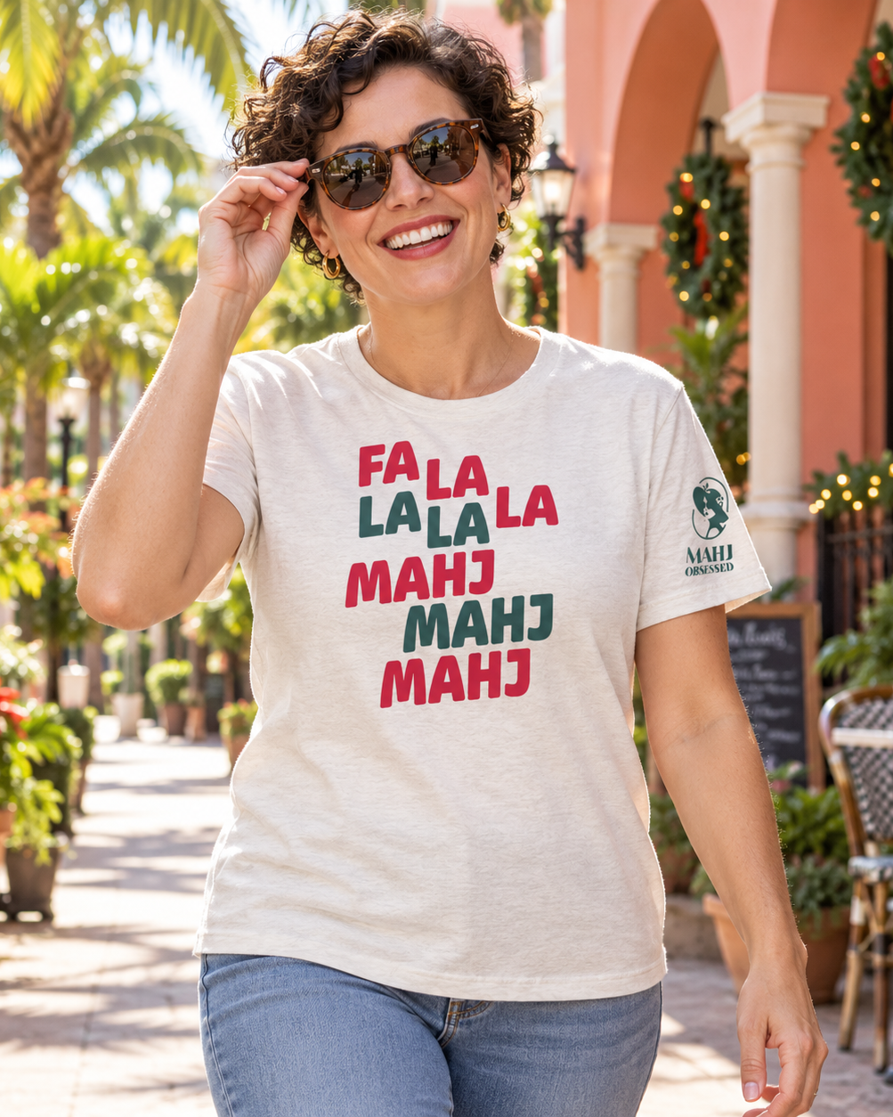 Fa La La Mahj t-shirt in ash, florida