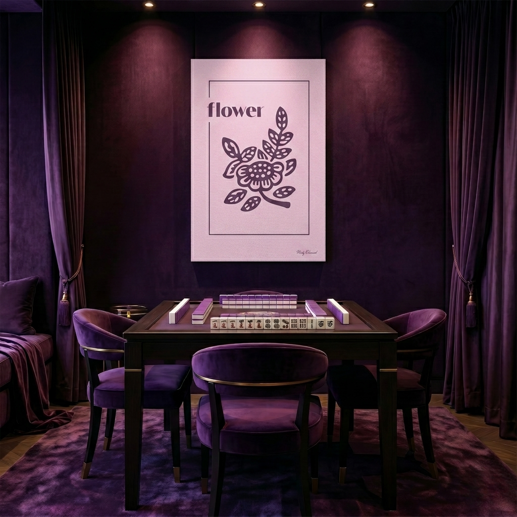Flower Lavender Canvas