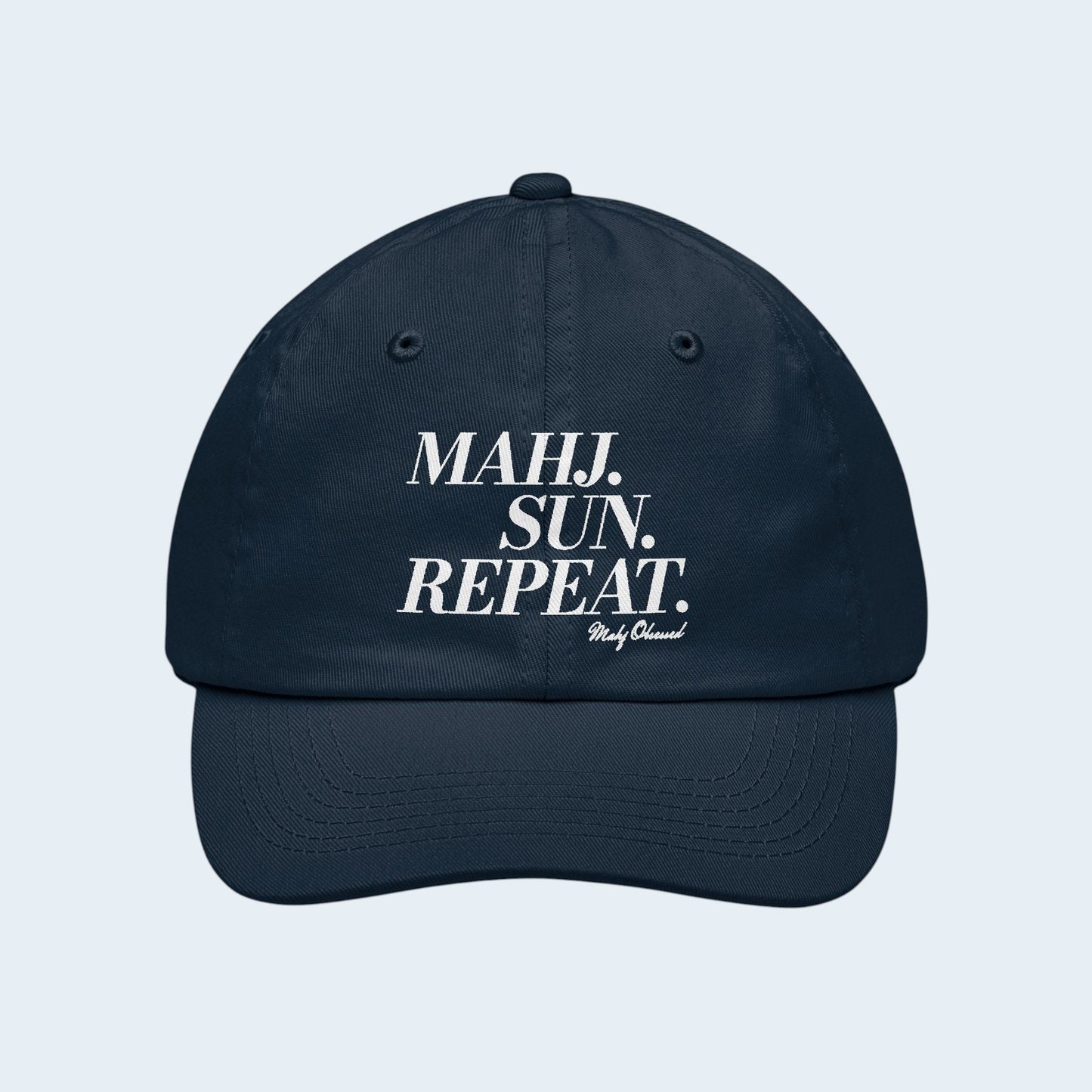 Mahj. Sun. Repeat Baseball Hat