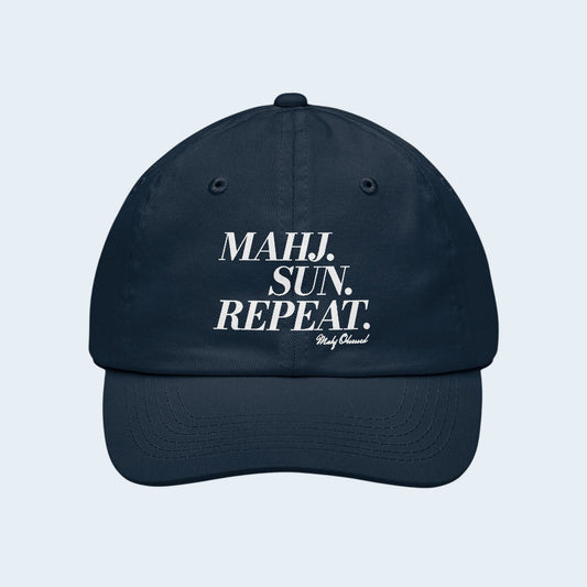 Mahj. Sun. Repeat Baseball Hat