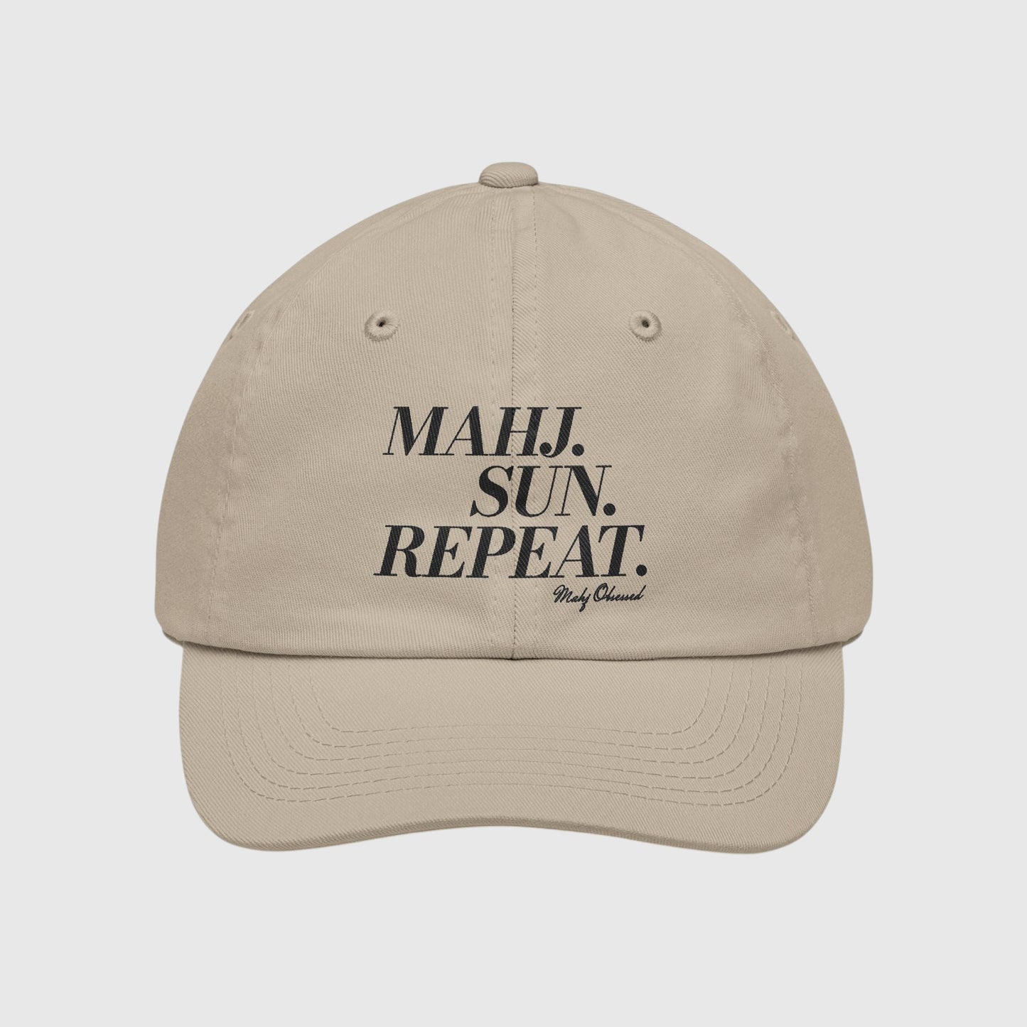 Mahj. Sun. Repeat Baseball Hat