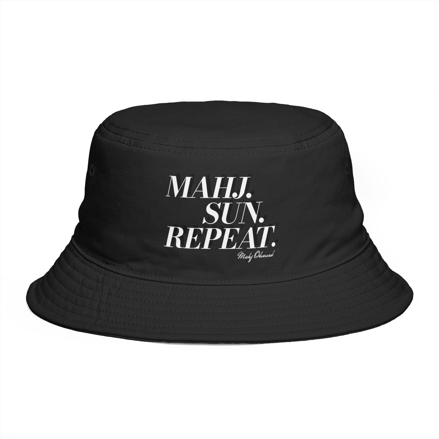 Mahj. Sun. Repeat Bucket Hat