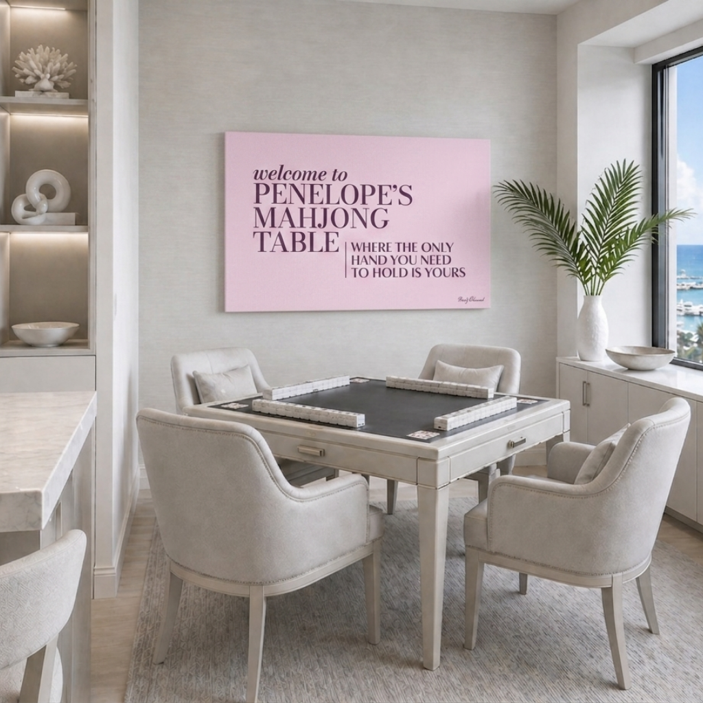 Independent Table Lavender Canvas