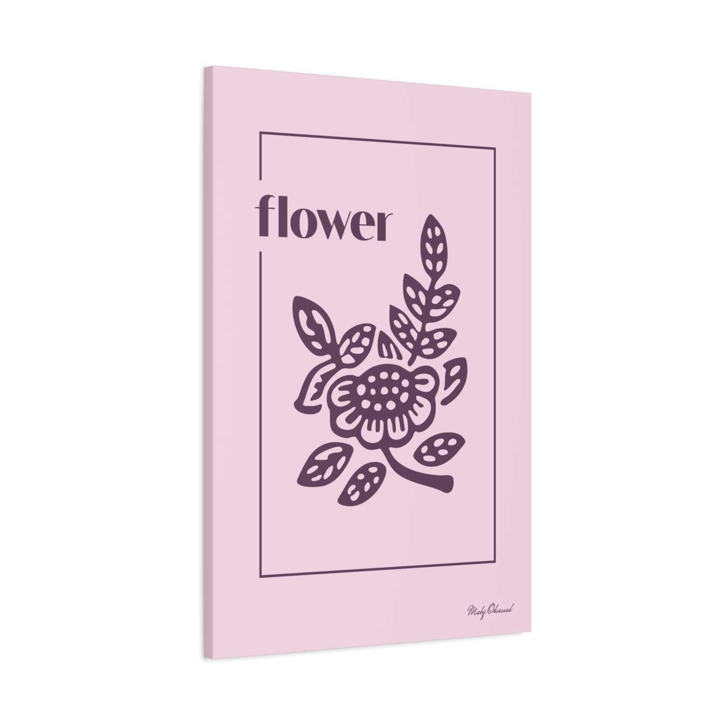 Flower Lavender Canvas