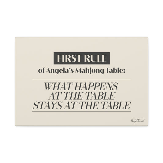 The Trusted Circle Table Ivory Canvas