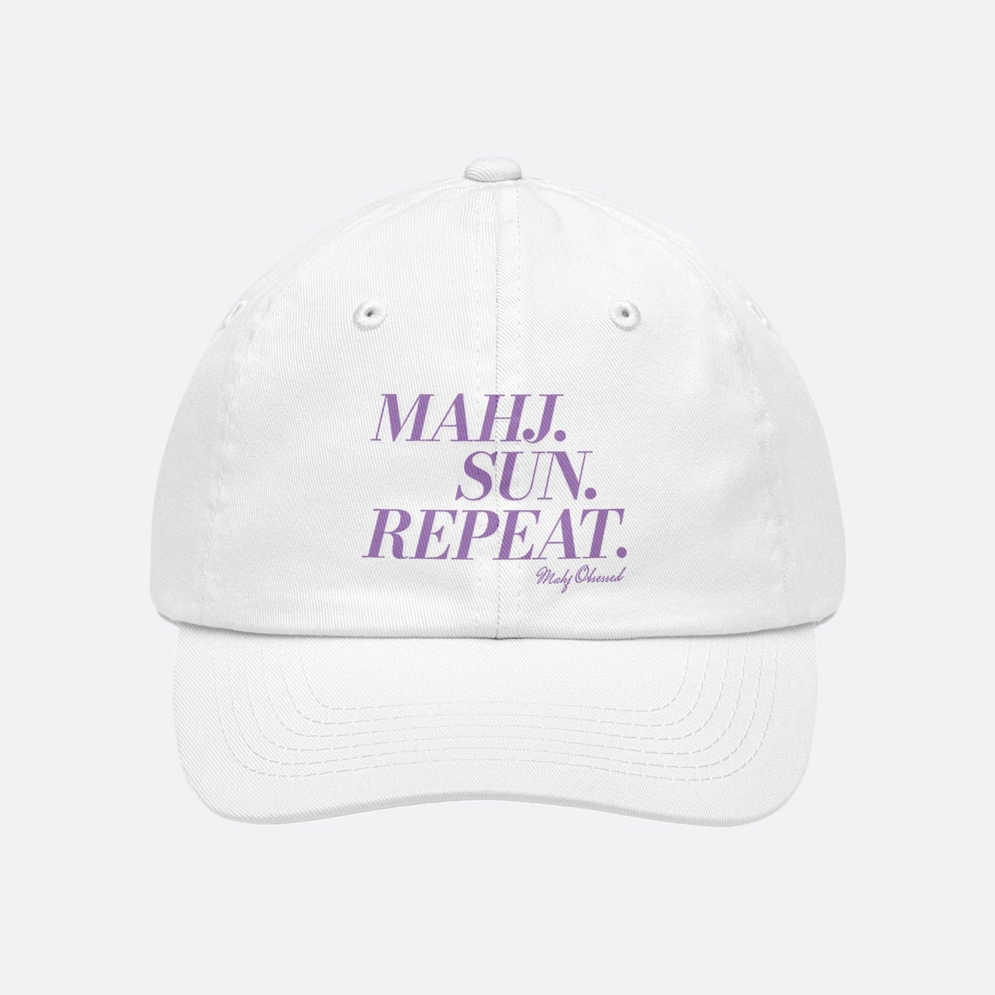 Mahj. Sun. Repeat Baseball Hat