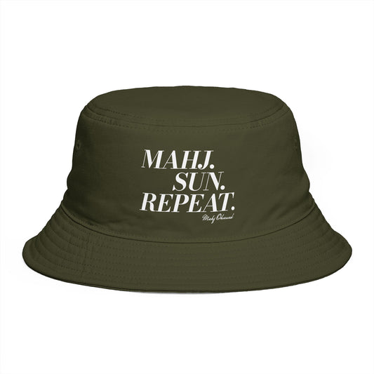 Mahj. Sun. Repeat Bucket Hat
