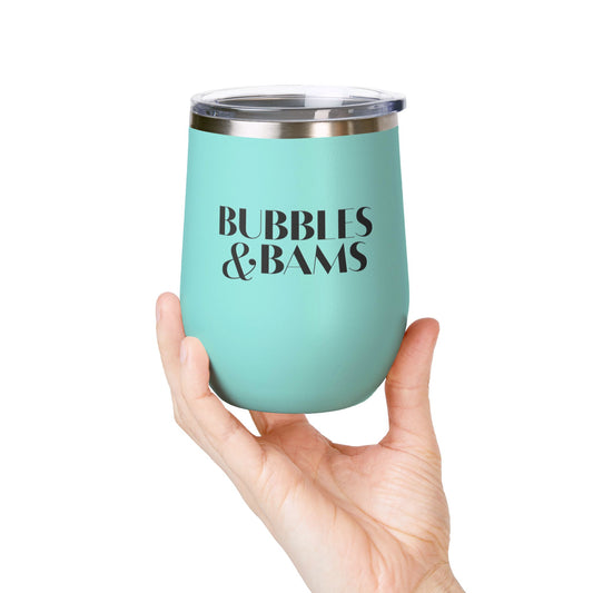 Bubbles & Bams Wine Tumbler