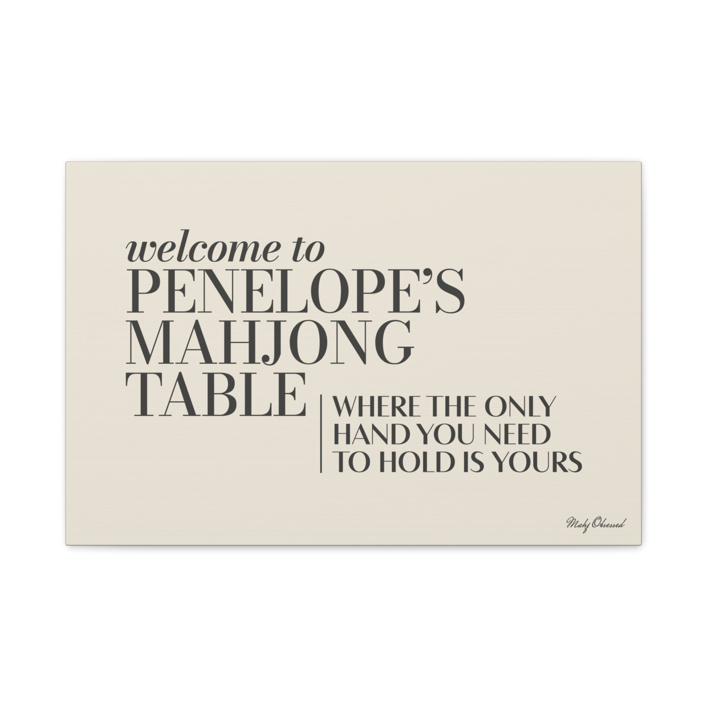 Independent Table Ivory Canvas