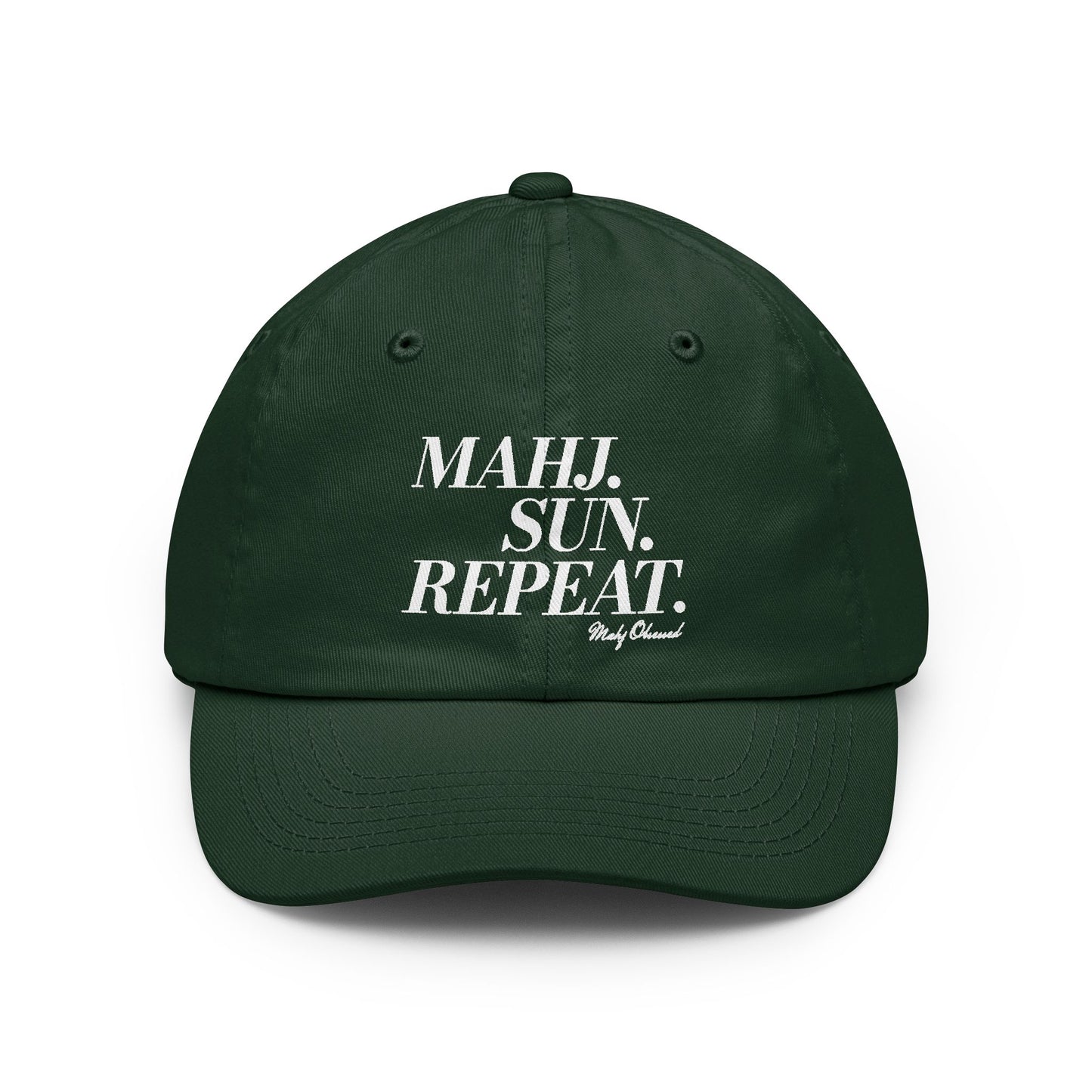 Mahj. Sun. Repeat Baseball Hat
