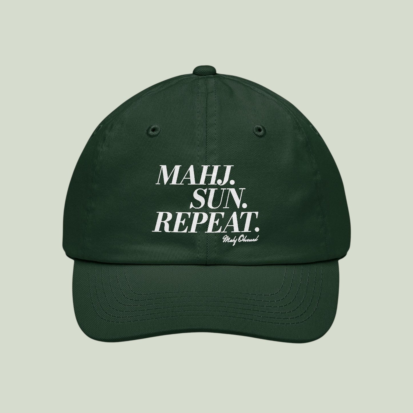 Mahj. Sun. Repeat Baseball Hat