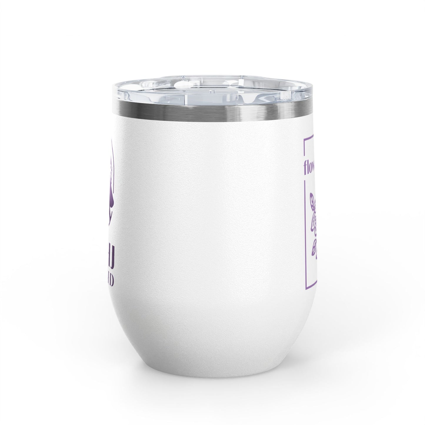 Flowers Wine Tumbler