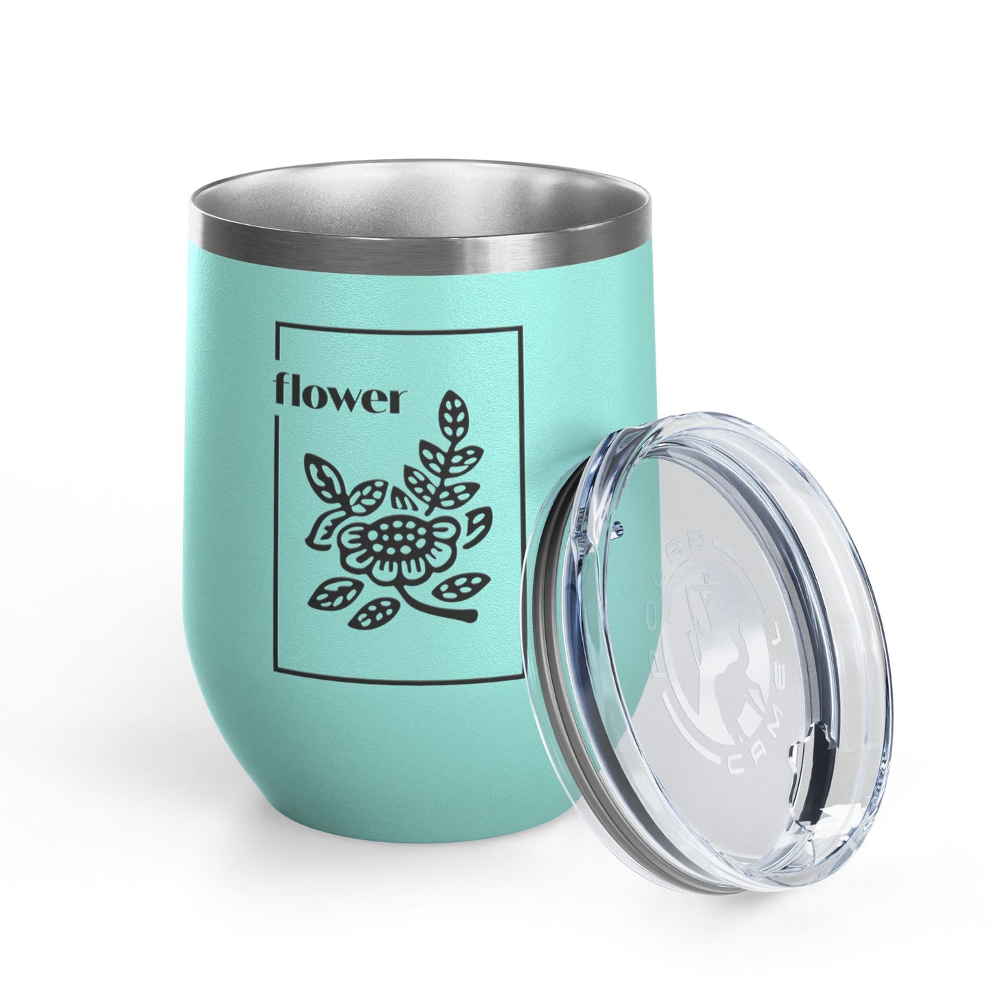 Flowers Wine Tumbler
