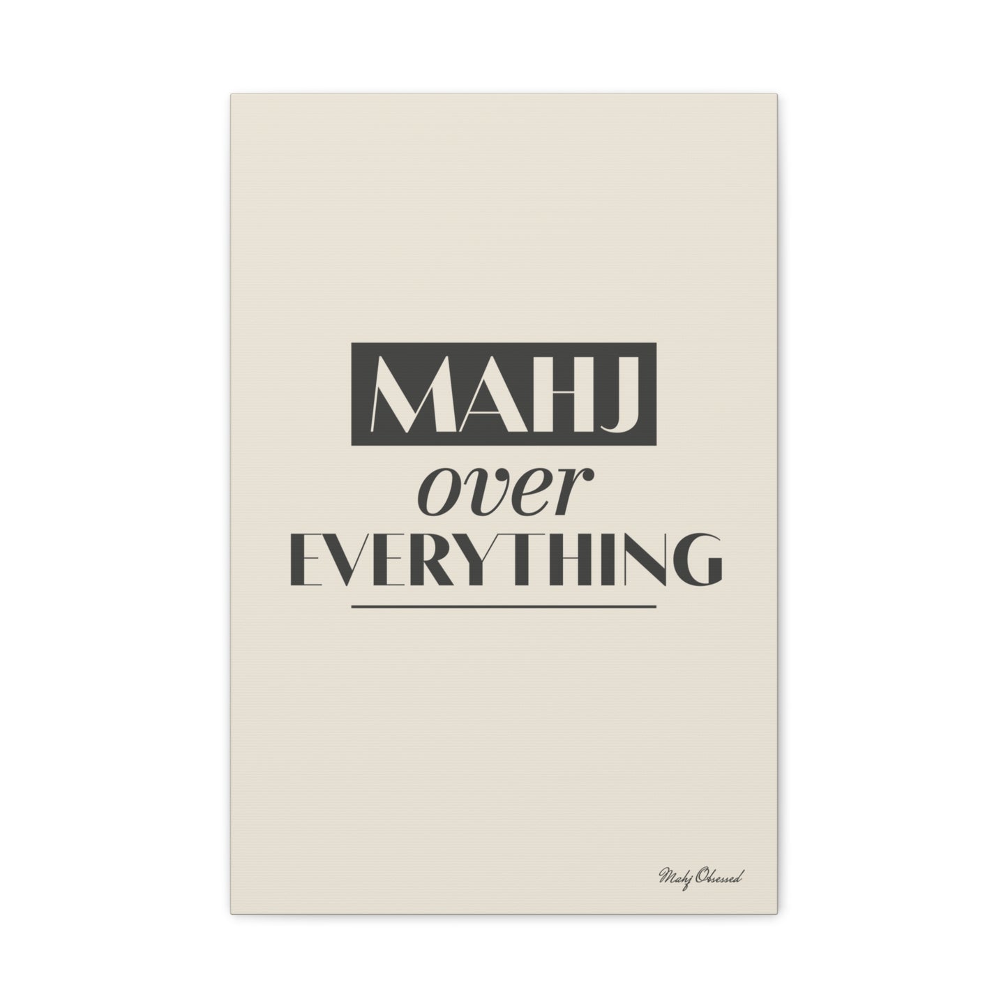 Mahj First Ivory Canvas