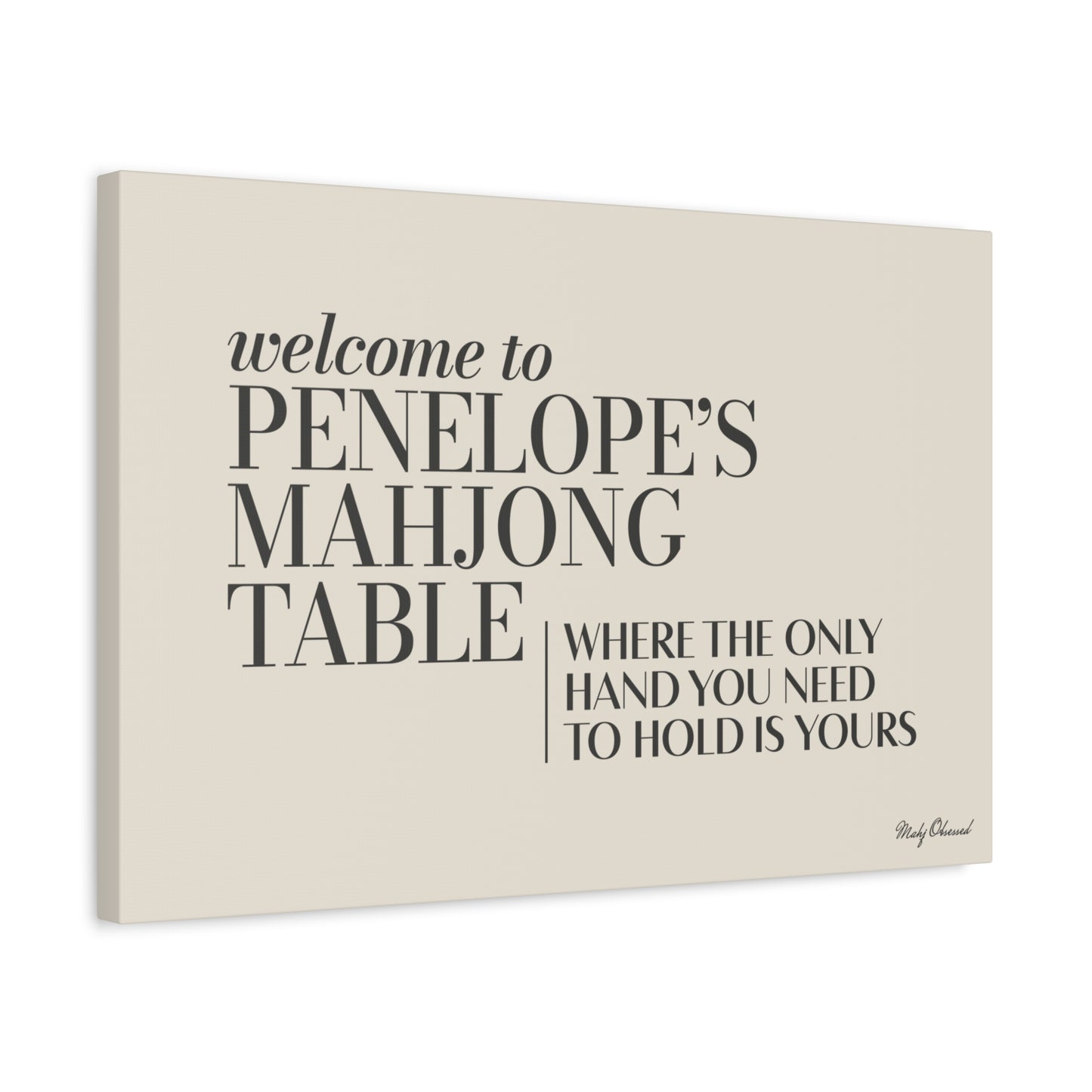 Independent Table Ivory Canvas
