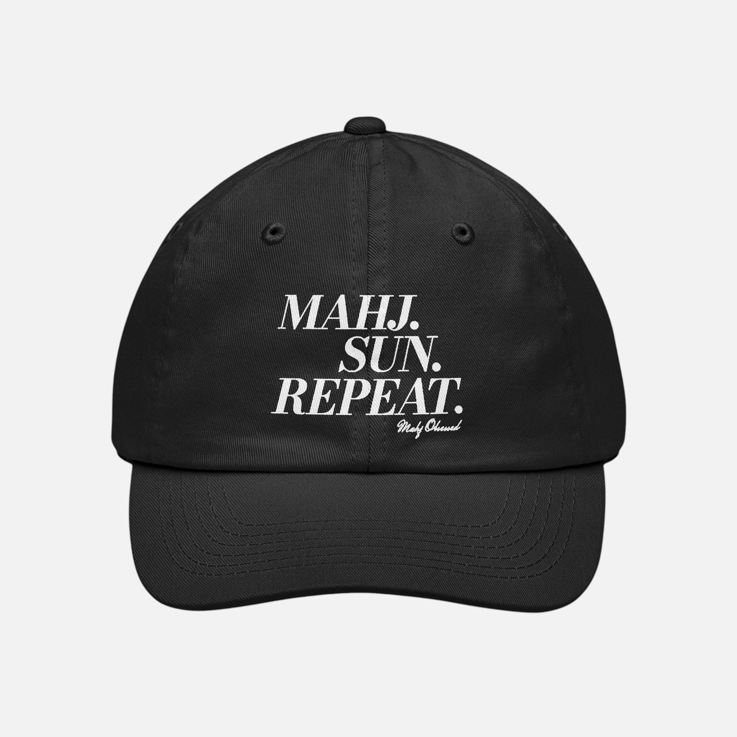 Mahj. Sun. Repeat Baseball Hat
