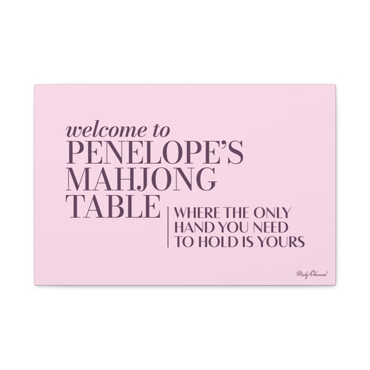 Independent Table Lavender Canvas