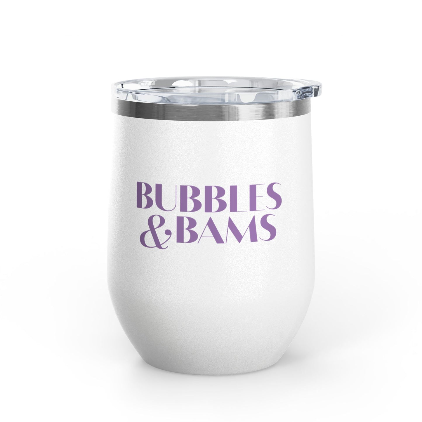 Bubbles & Bams Wine Tumbler