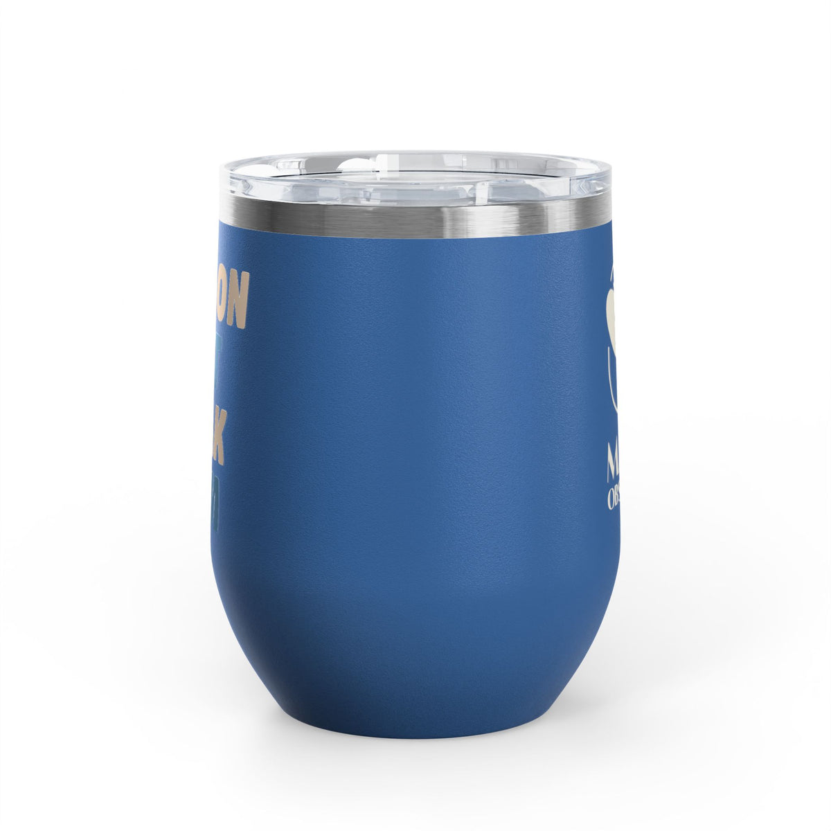 Chai On Dot Crak Bam wine tumbler in royal