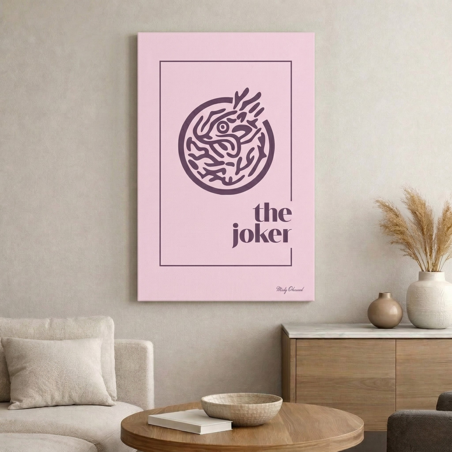 Joker Lavender Canvas