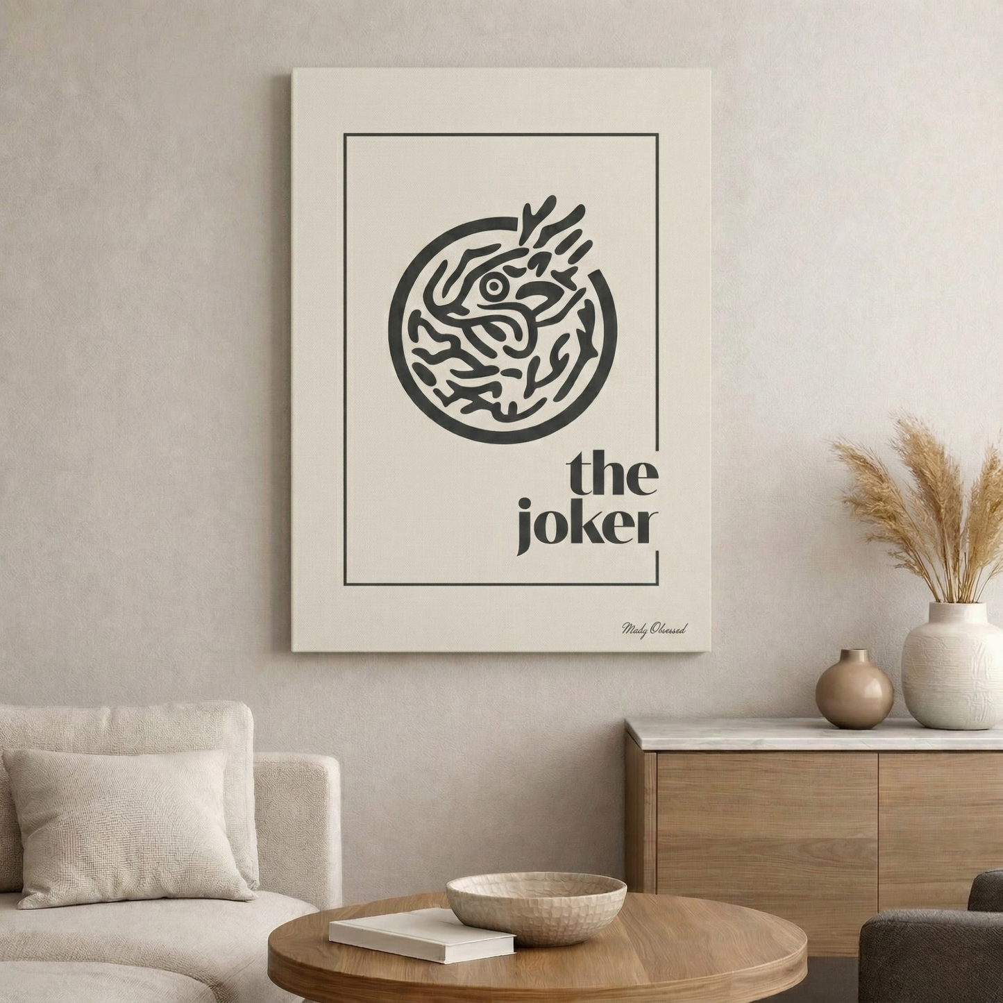Joker Ivory Canvas