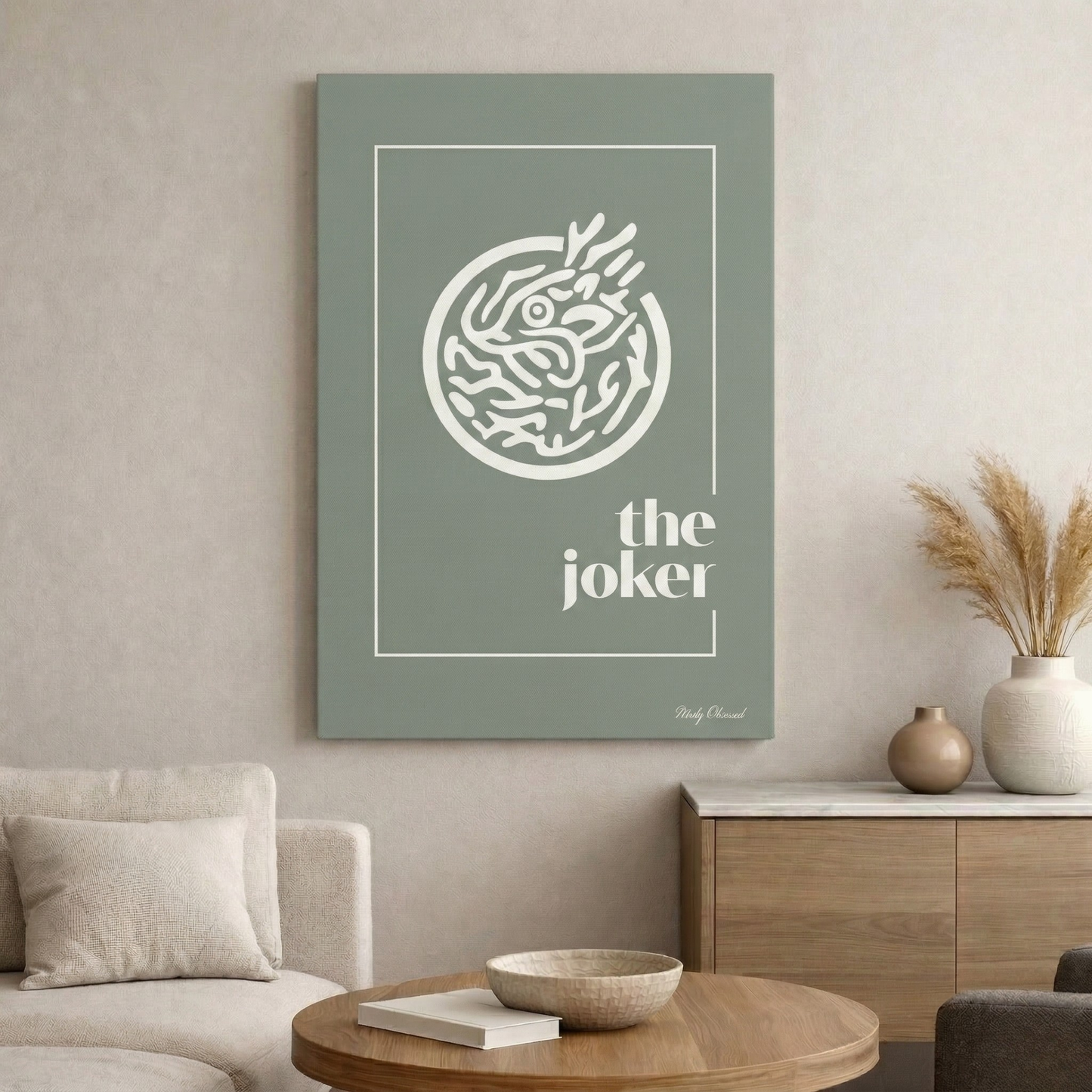 Joker Green Canvas