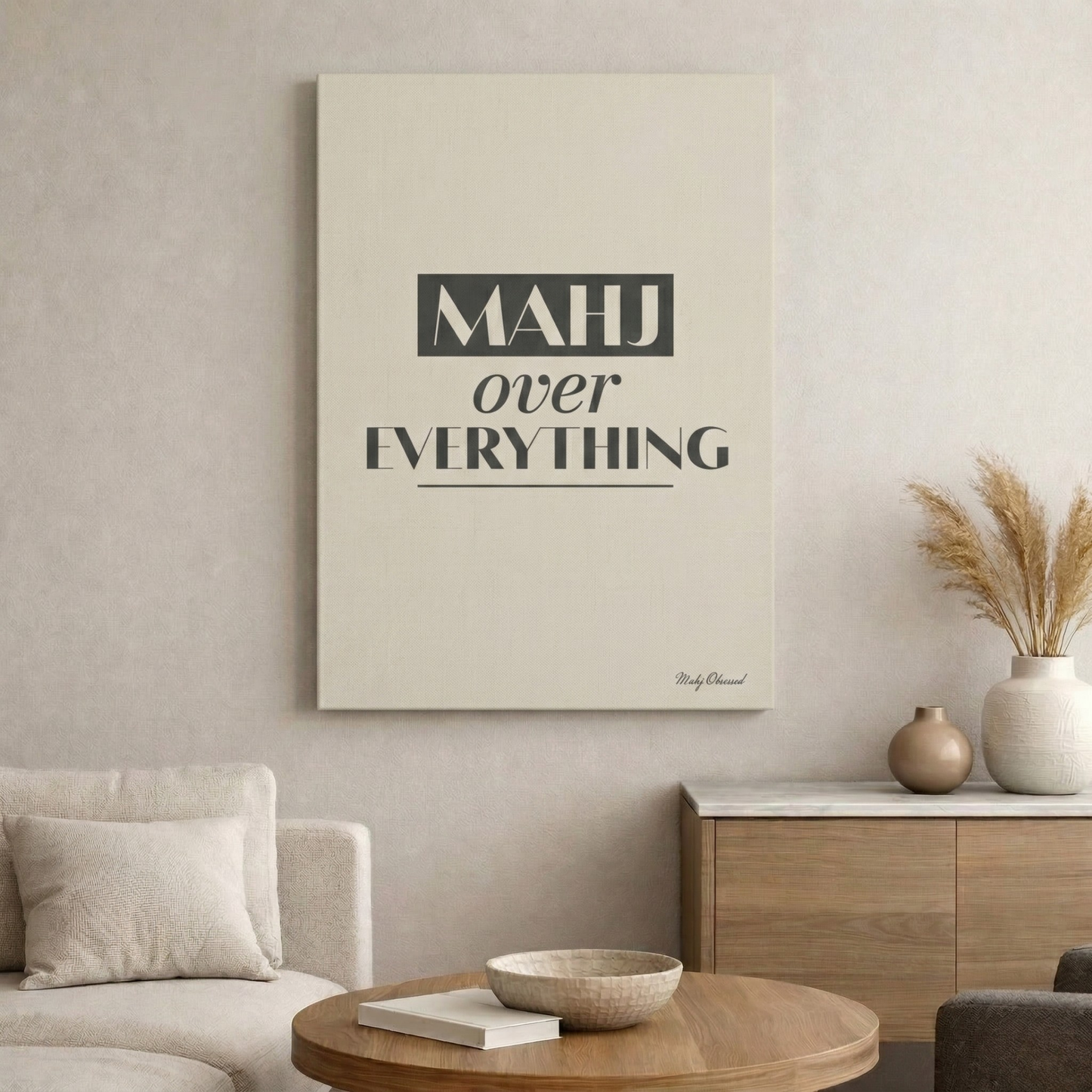 Mahj First Ivory Canvas