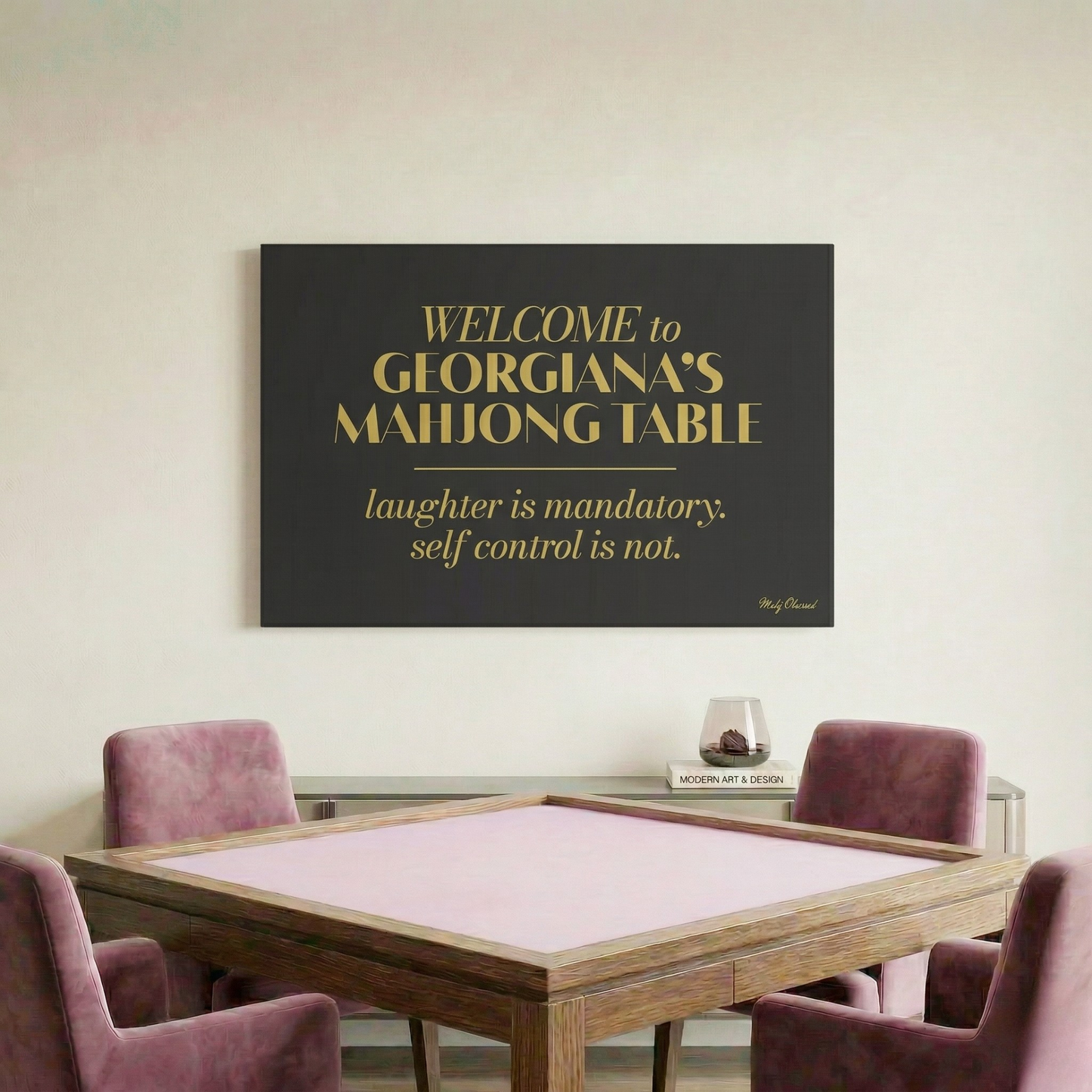 Unfiltered Table Black Canvas