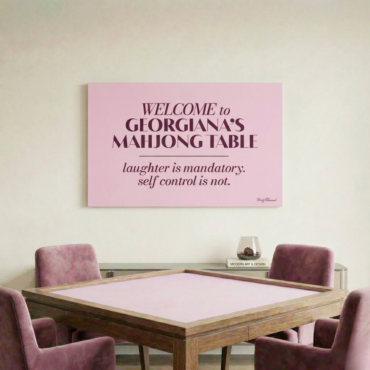 Unfiltered Table Lavender Canvas