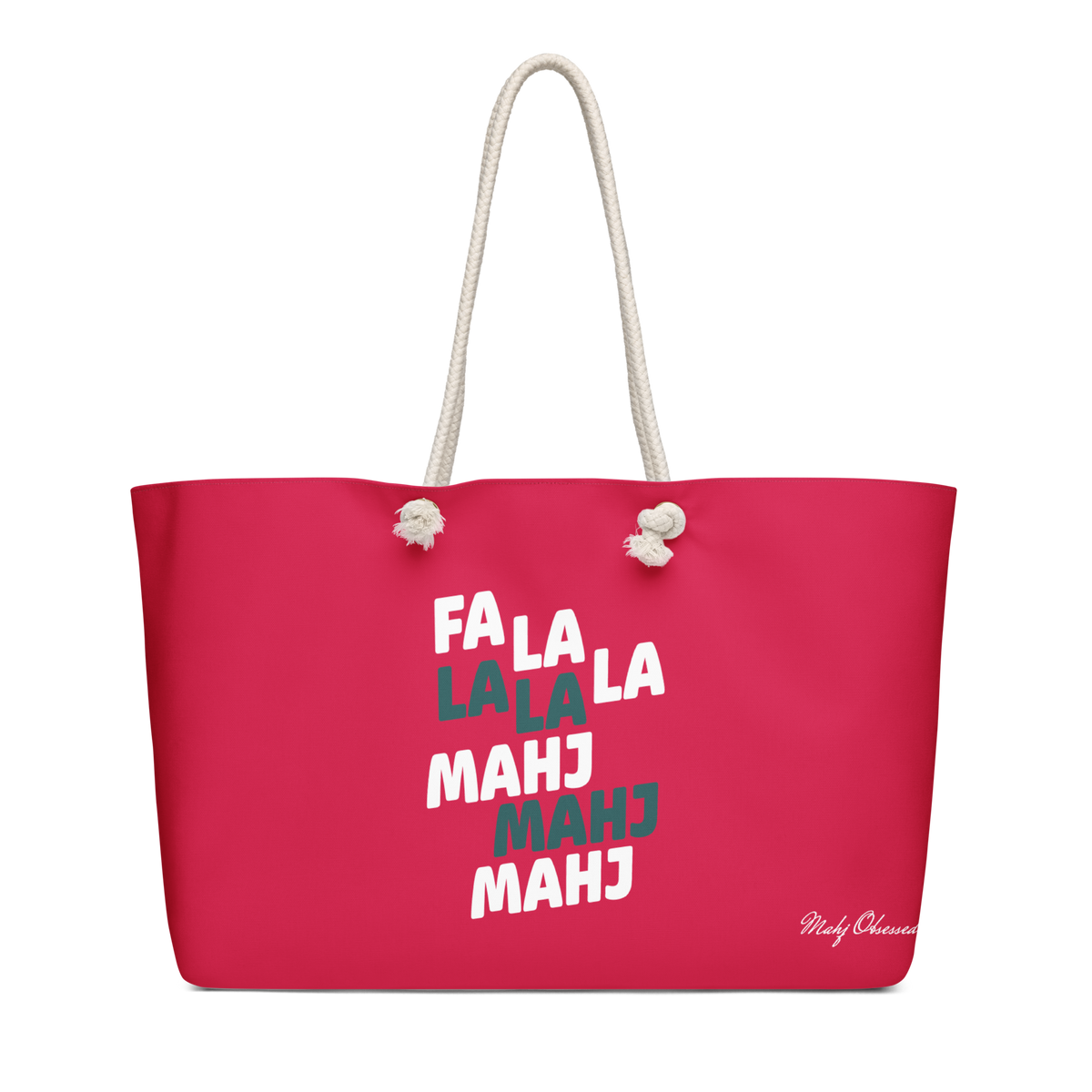 Fa La La Mahj weekender bag