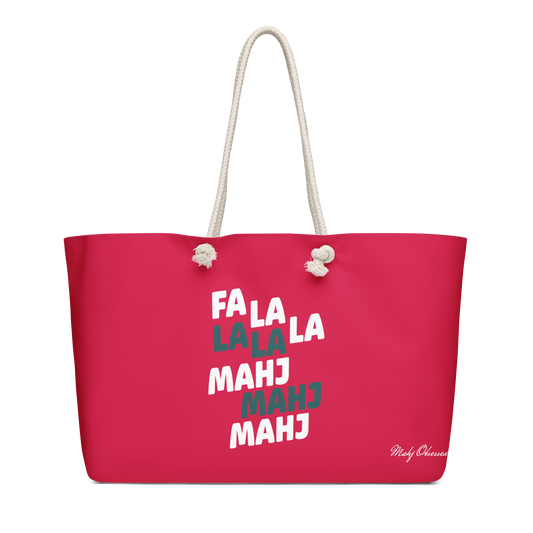 Fa La La Mahj weekender bag