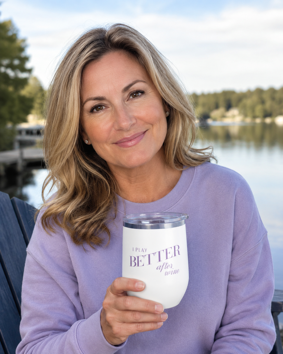 I Play Better After Wine Tumbler