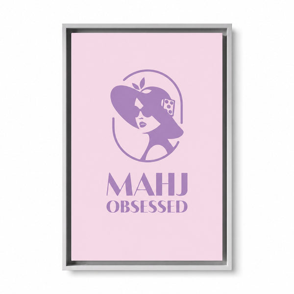 The Icon Framed Lavender Canvas