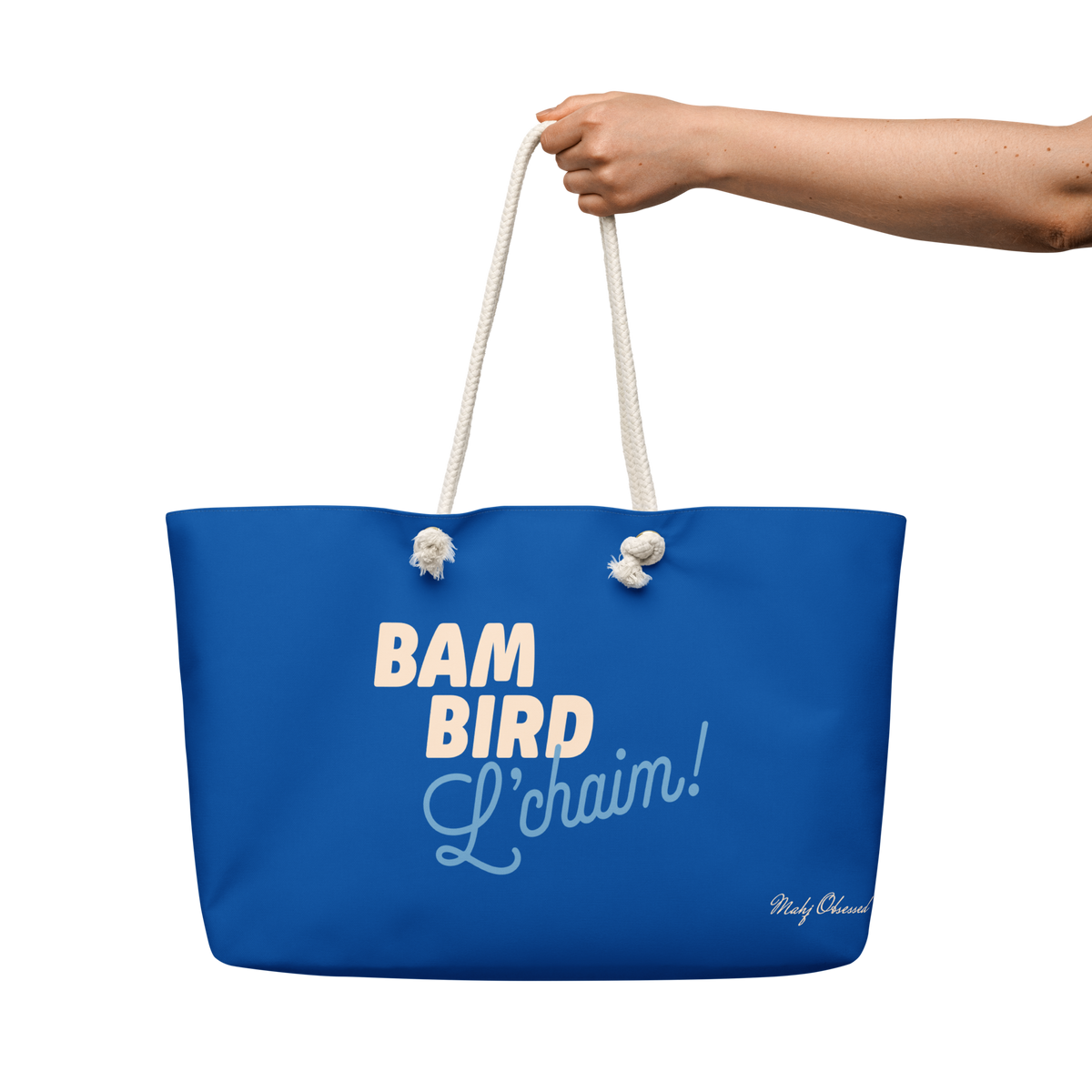 Bam Bird L'Chaim weekender bag
