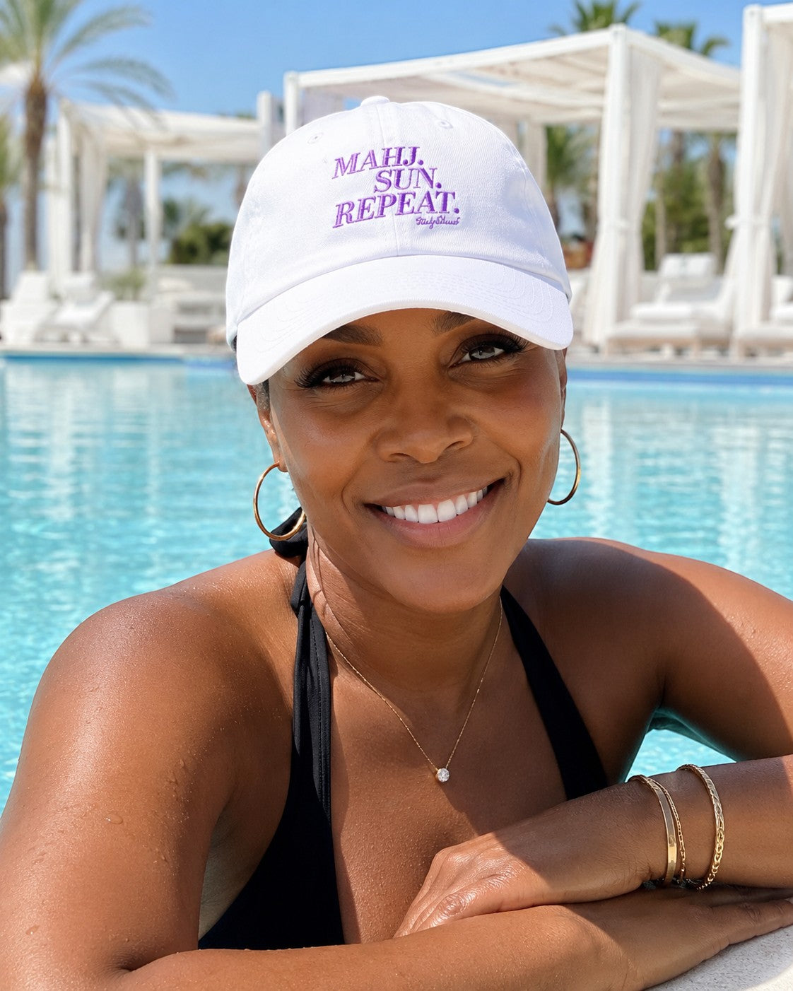 Mahj. Sun. Repeat Baseball Hat
