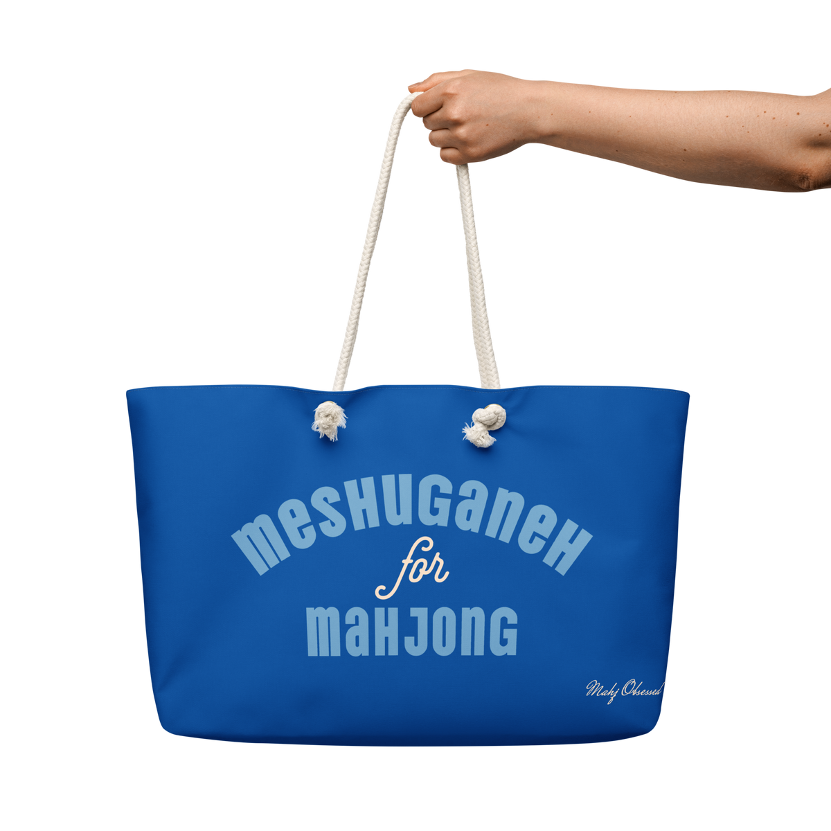 Meshuganeh for Mahjong weekender bag