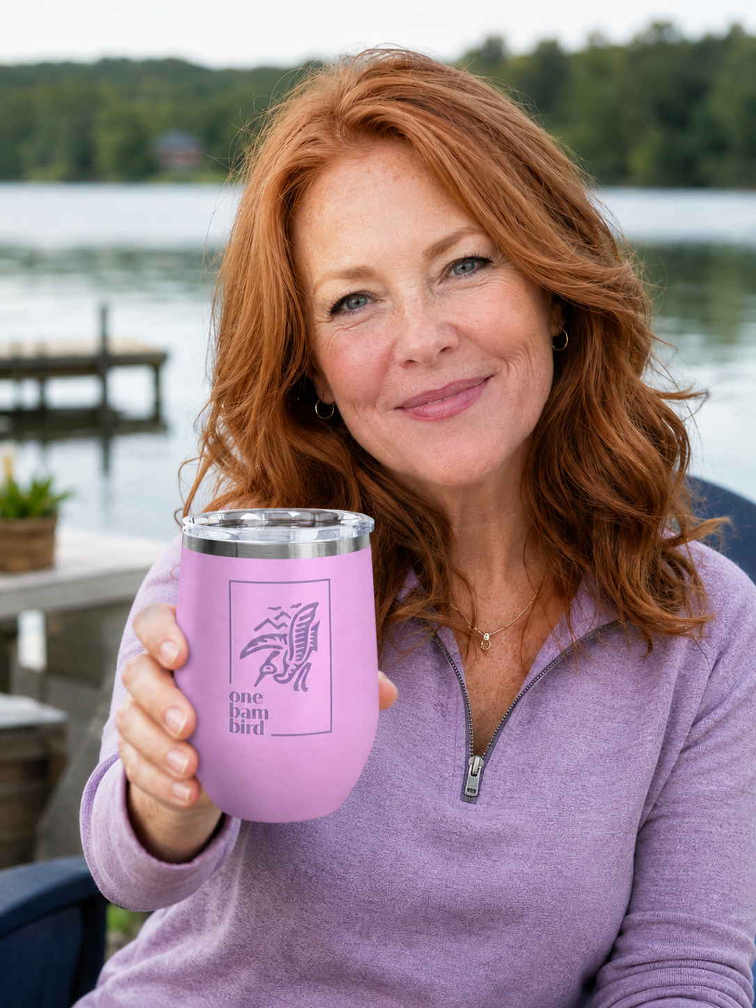 One Bam Bird Wine Tumbler
