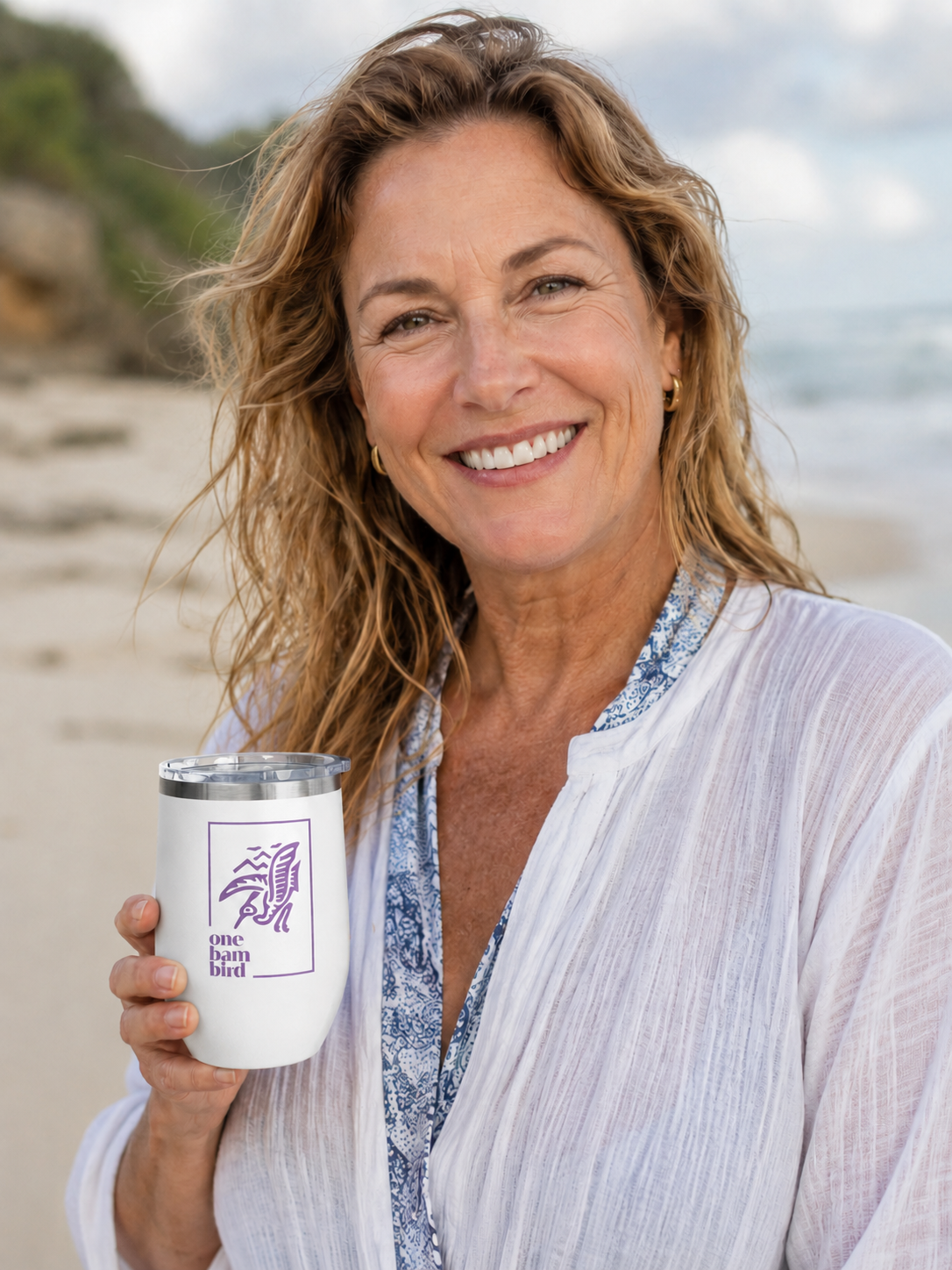 One Bam Bird Wine Tumbler