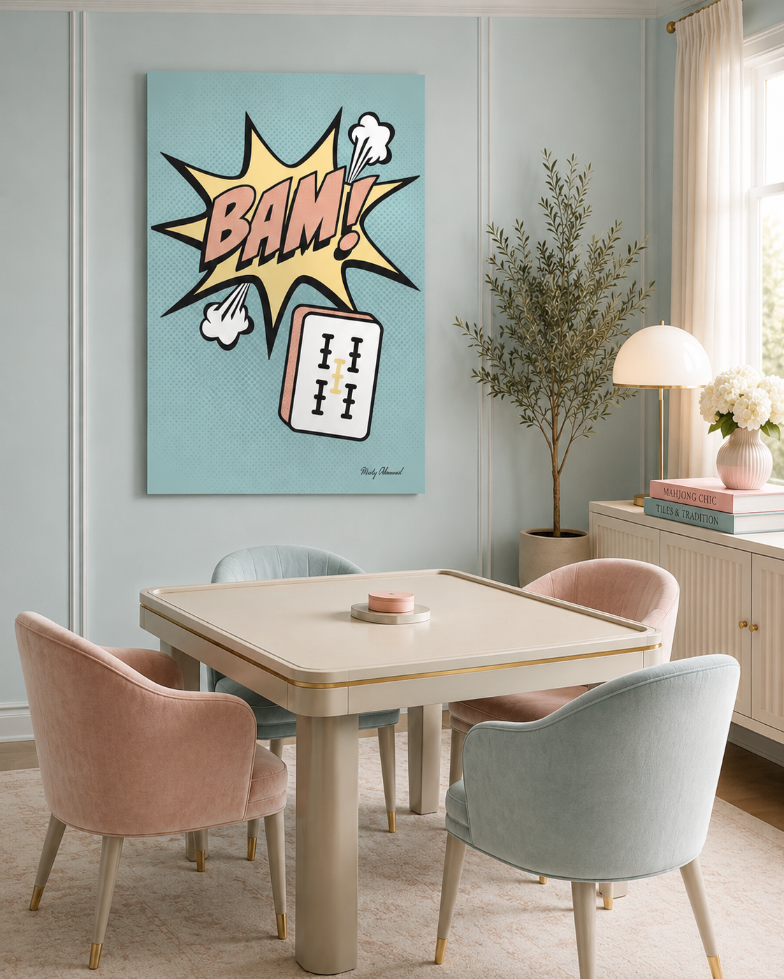 Holy Bam Tile! Pastel