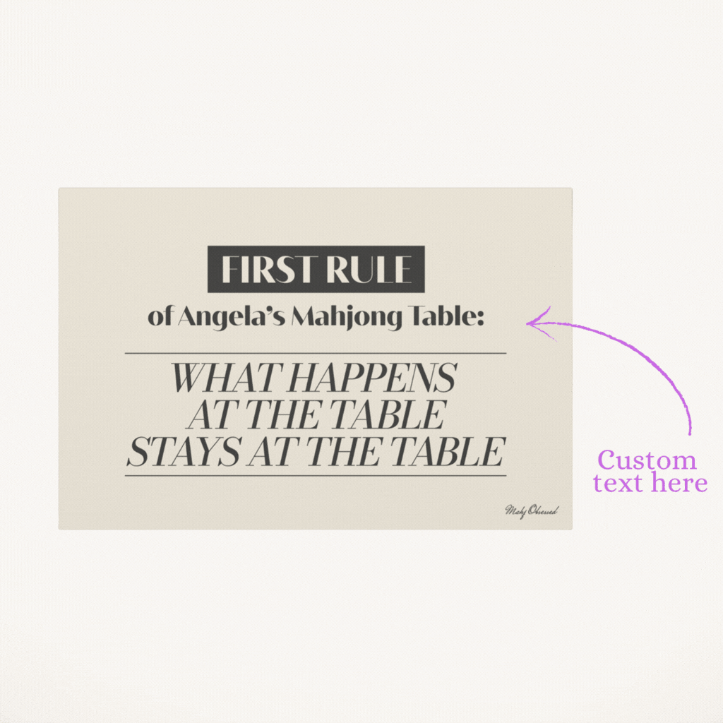 The Trusted Circle Table Ivory Canvas