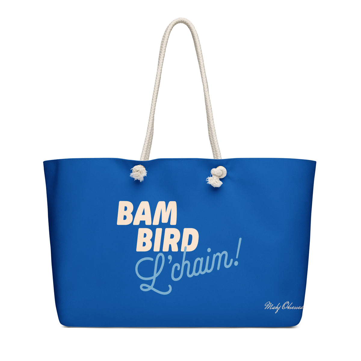 Bam Bird L'Chaim weekender bag
