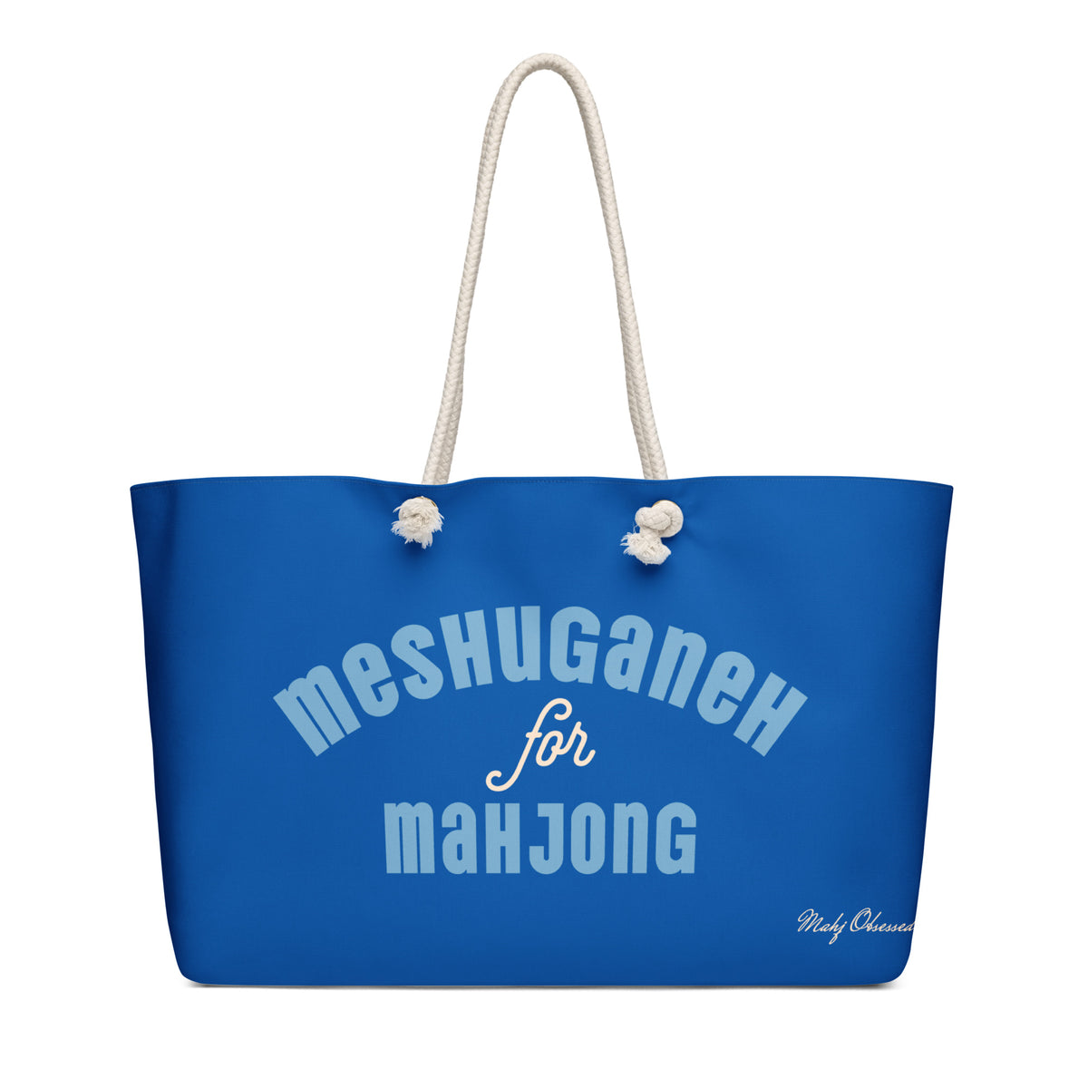 Meshuganeh for Mahjong weekender bag