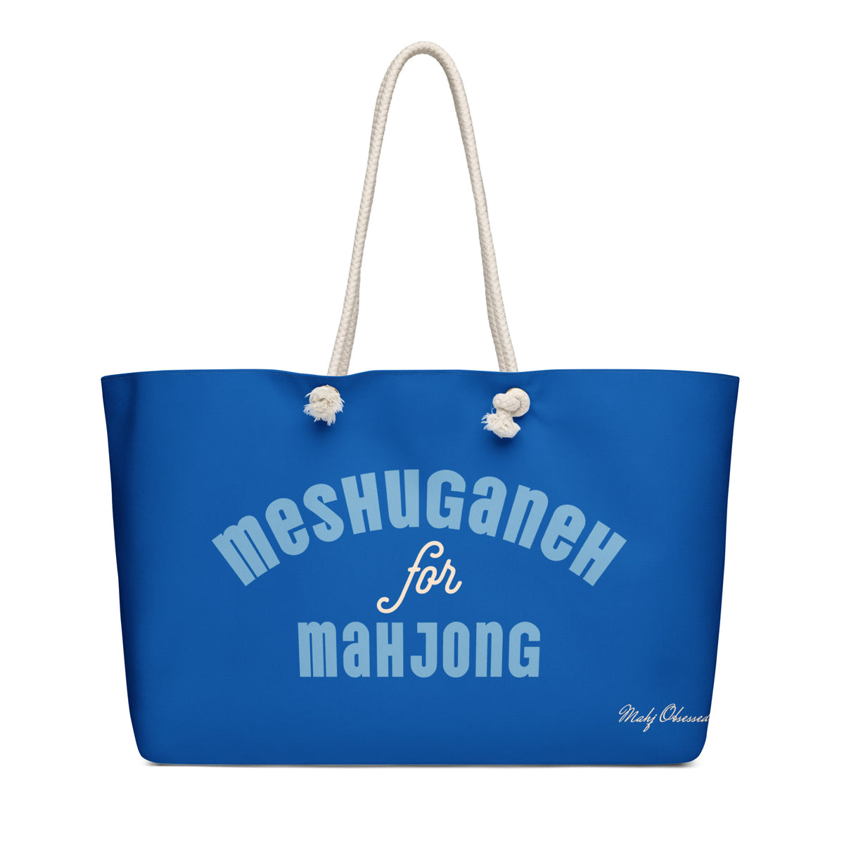 Meshuganeh for Mahjong weekender bag