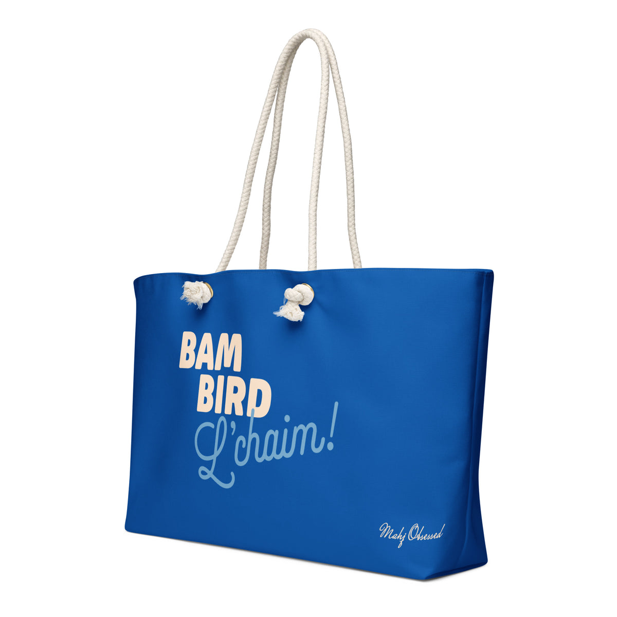 Bam Bird L'Chaim weekender bag
