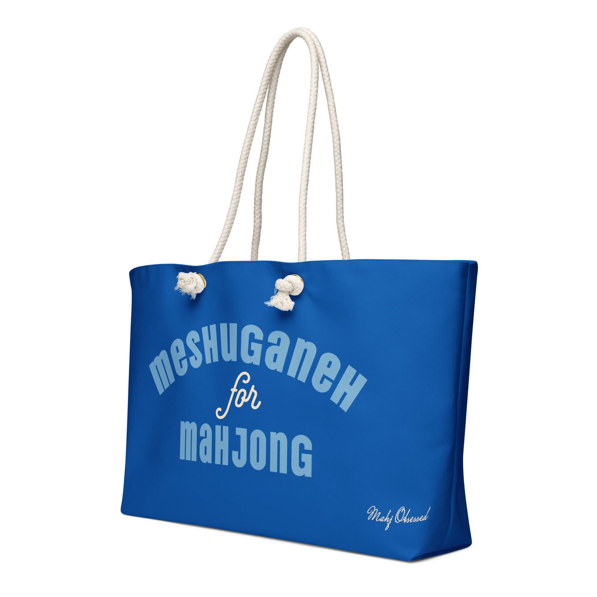 Meshuganeh for Mahjong weekender bag