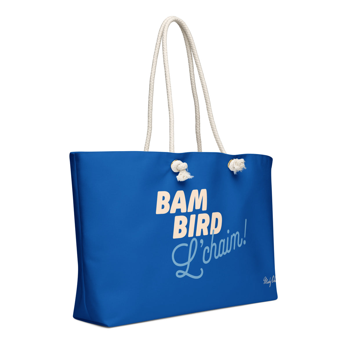 Bam Bird L'Chaim weekender bag
